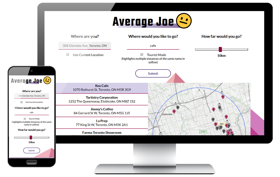 Average Joe Website